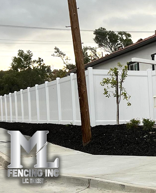 ML Fencing Inc Vinyl, Wood, Iron and Chain Link Fences contractor in Perris ca