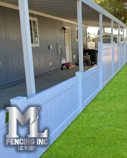 ML Fencing Inc Vinyl, Wood, Iron and Chain Link Fences contractor in Perris ca