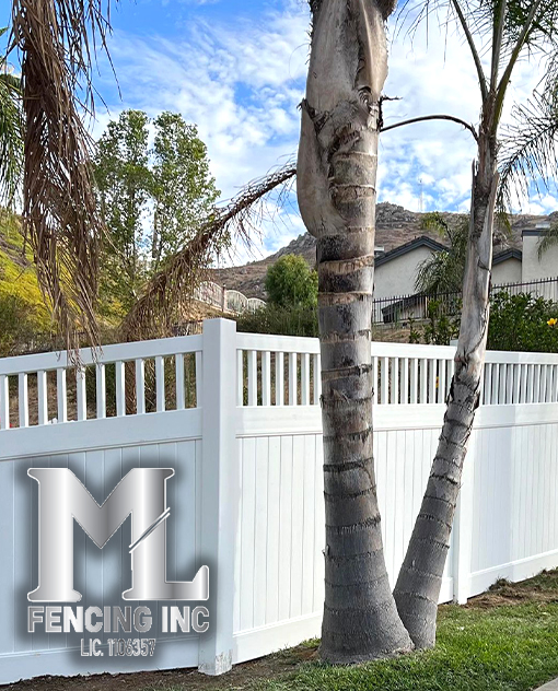 ML Fencing Inc Vinyl, Wood, Iron and Chain Link Fences contractor in Perris ca