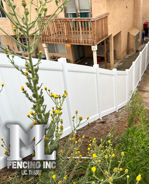 ML Fencing Inc Vinyl, Wood, Iron and Chain Link Fences contractor in Perris ca